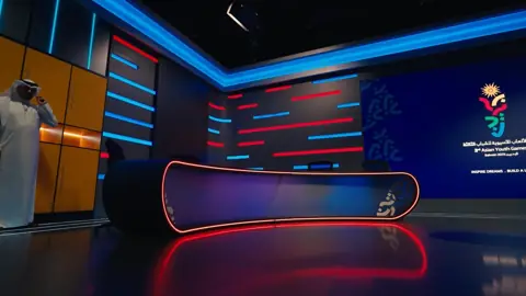 Asian Youth Games broadcast studio